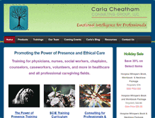 Tablet Screenshot of carlacheatham.com
